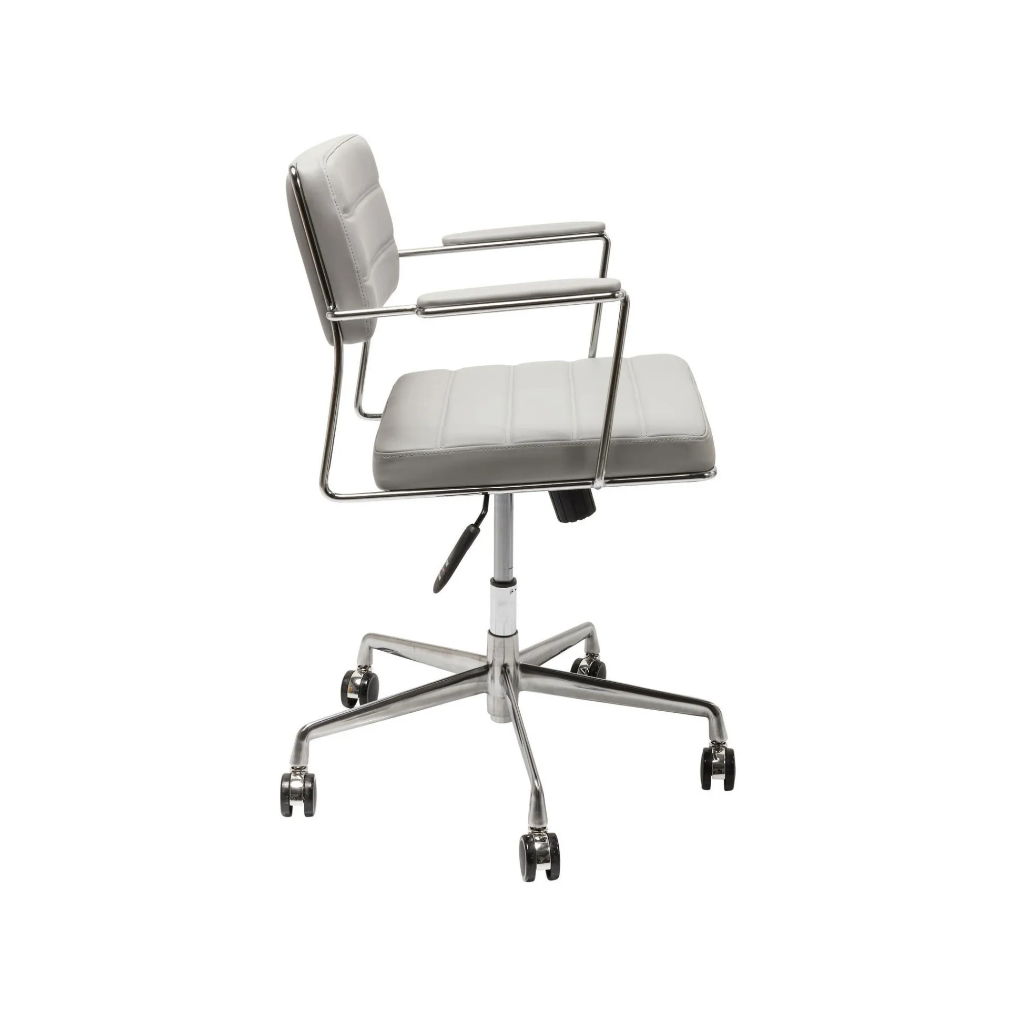 KARE Design Chaise De Bureau Pivotante Dottore Grise ^ Chaise De Bureau