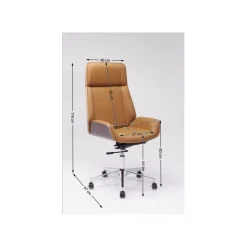 KARE Design Chaise De Bureau Pivotante High Bossy ^ Chaise De Bureau