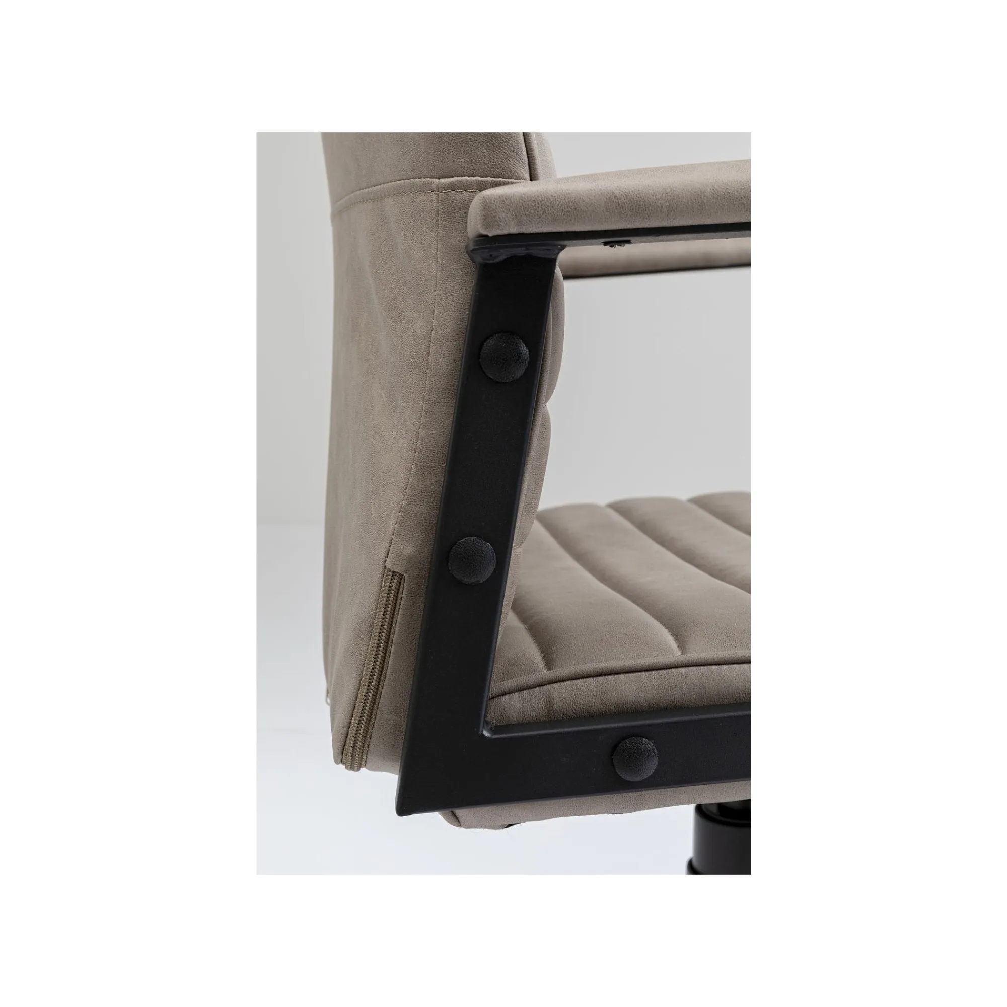 KARE Design Chaise De Bureau Pivotante Labora Haute Taupe ^ Chaise De Bureau