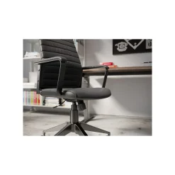 KARE Design Chaise De Bureau Pivotante Labora Haute Noire ^ Chaise De Bureau