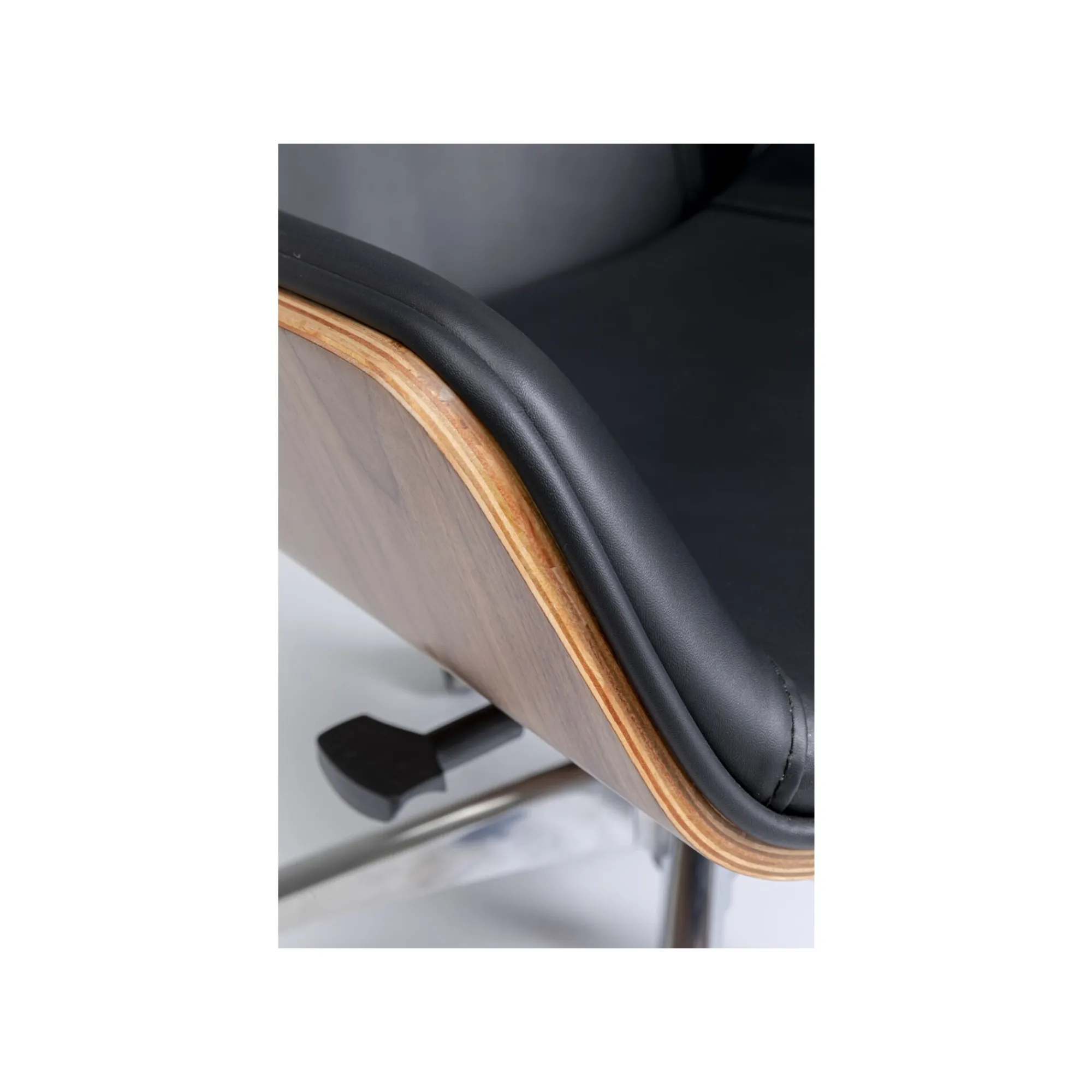 KARE Design Chaise De Bureau Pivotante Rouven Haute Noire ^ Chaise De Bureau
