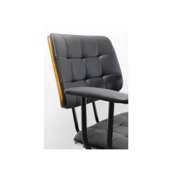 KARE Design Chaise De Bureau Pivotante Nelly Noire ^ Chaise De Bureau