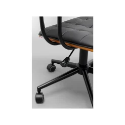 KARE Design Chaise De Bureau Pivotante Nelly Noire ^ Chaise De Bureau
