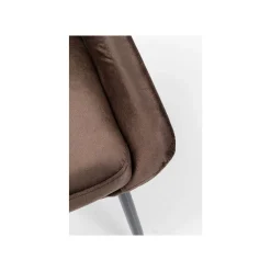 KARE Design Chaise East Side Velours Marron ^ Chaise