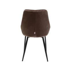 KARE Design Chaise East Side Velours Marron ^ Chaise