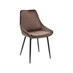 KARE Design Chaise East Side Velours Marron ^ Chaise
