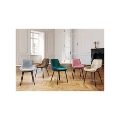 KARE Design Chaise East Side Velours Marron ^ Chaise