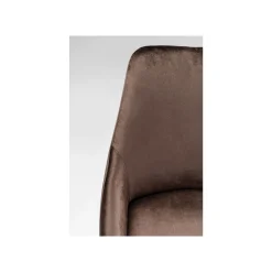 KARE Design Chaise East Side Velours Marron ^ Chaise