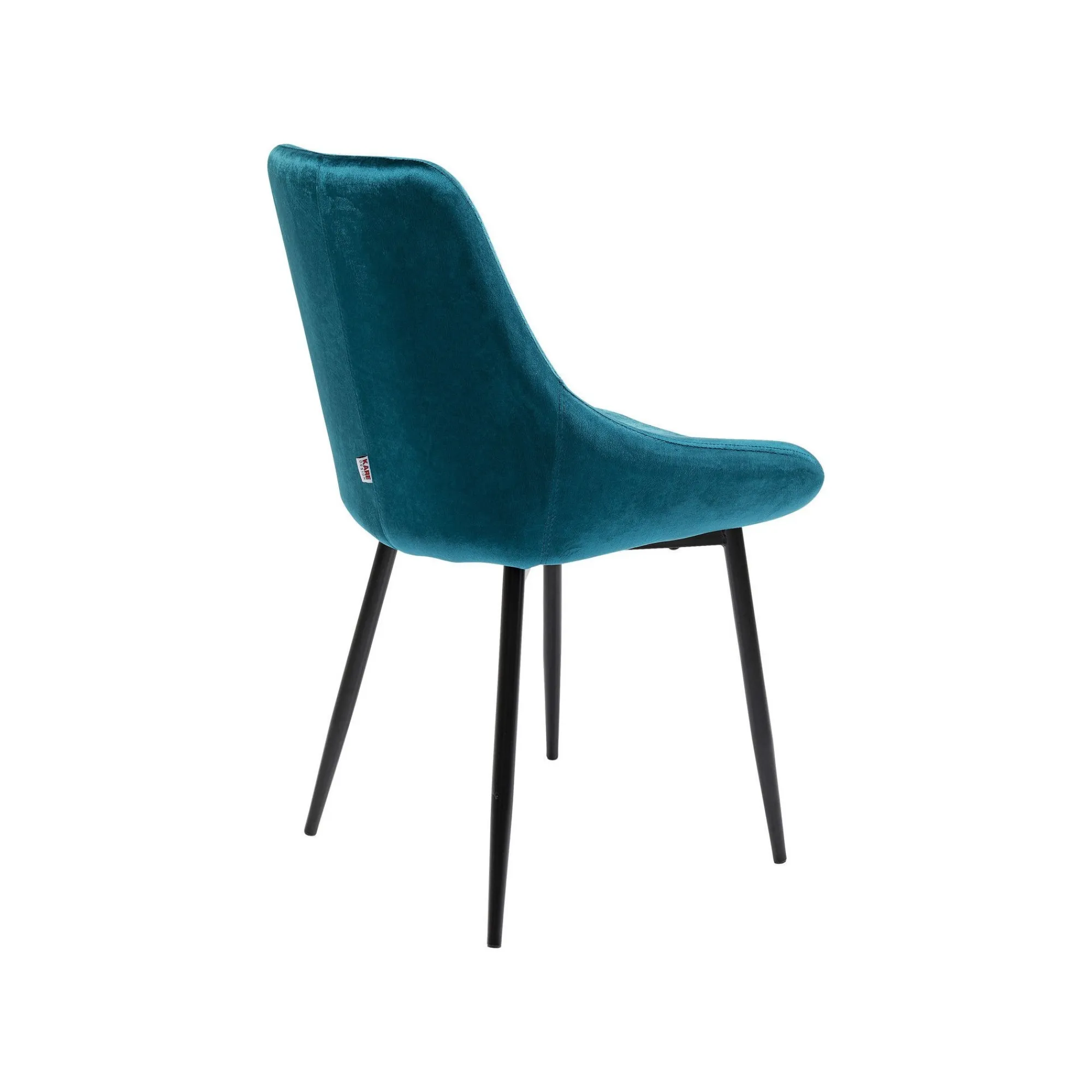KARE Design Chaise East Side Velours Bleu-vert ^ Chaise