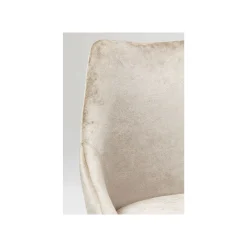 KARE Design Chaise East Side Velours Beige 52cm ^ Chaise