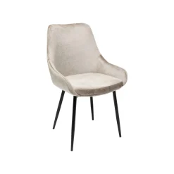 KARE Design Chaise East Side Velours Beige 52cm ^ Chaise