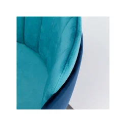 KARE Design Chaise Hojas Velours Bleu ^ Chaise