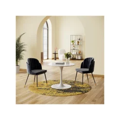 KARE Design Chaise Hojas Velours Gris Et Vert ^ Chaise