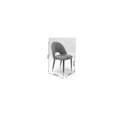 KARE Design Chaise Hudson Bleue ^ Chaise