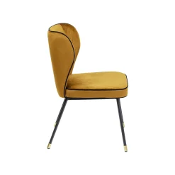 KARE Design Chaise Irina Velours Ocre ^ Chaise