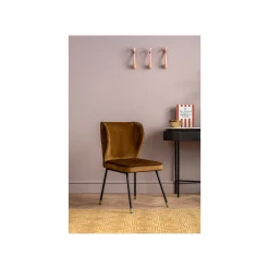 KARE Design Chaise Irina Velours Ocre ^ Chaise