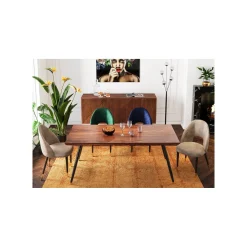 KARE Design Chaise Iris Velours Bleu ^ Chaise