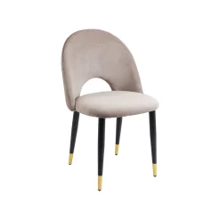 KARE Design Chaise Iris Velours Taupe ^ Chaise