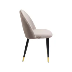 KARE Design Chaise Iris Velours Taupe ^ Chaise