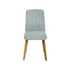 KARE Design Chaise Lara Cord Côtelée Bleue ^ Chaise