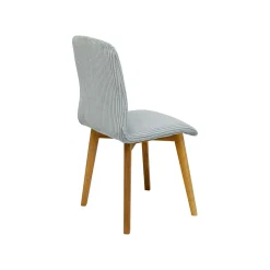 KARE Design Chaise Lara Cord Côtelée Bleue ^ Chaise