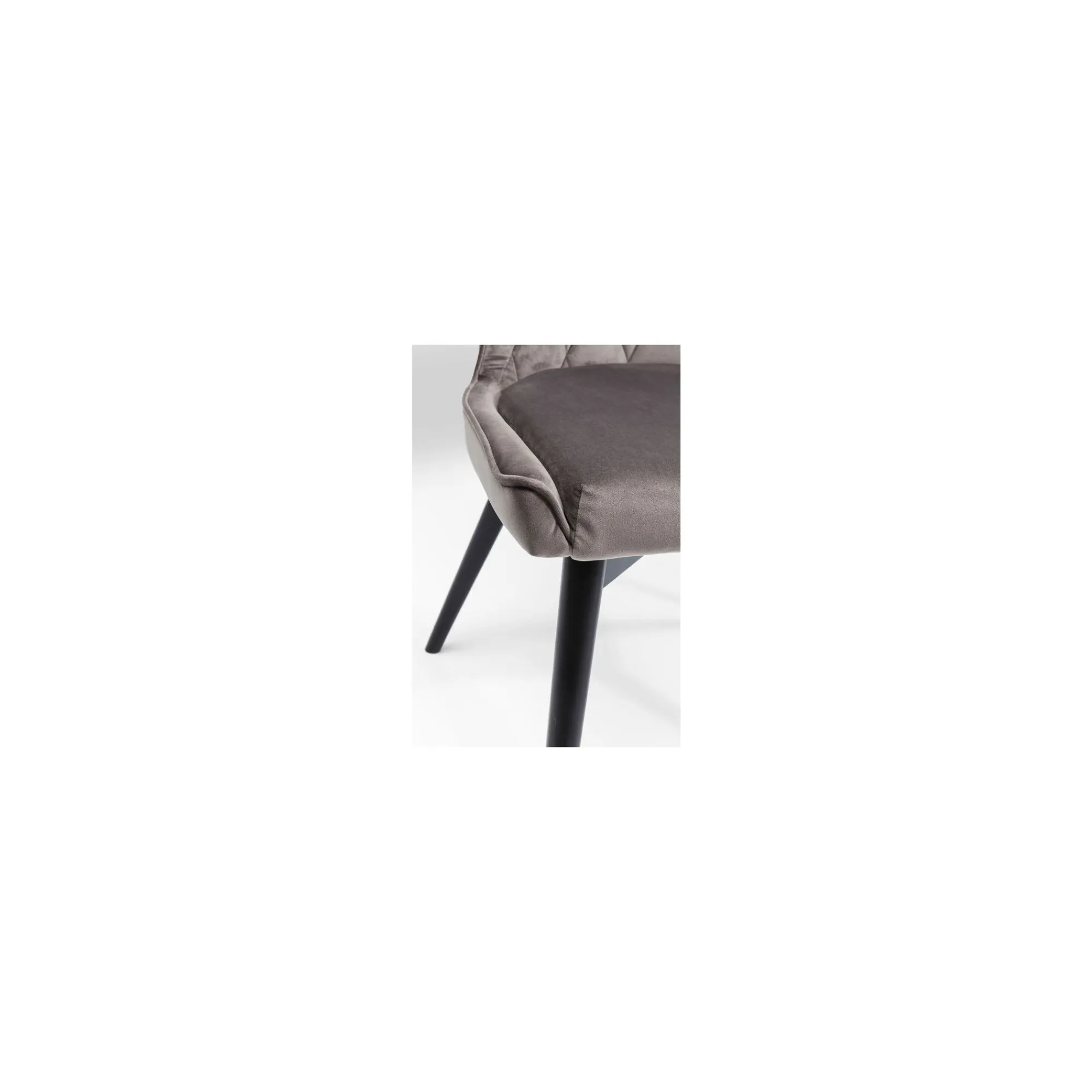 KARE Design Chaise Marshall Velours Gris ^ Chaise
