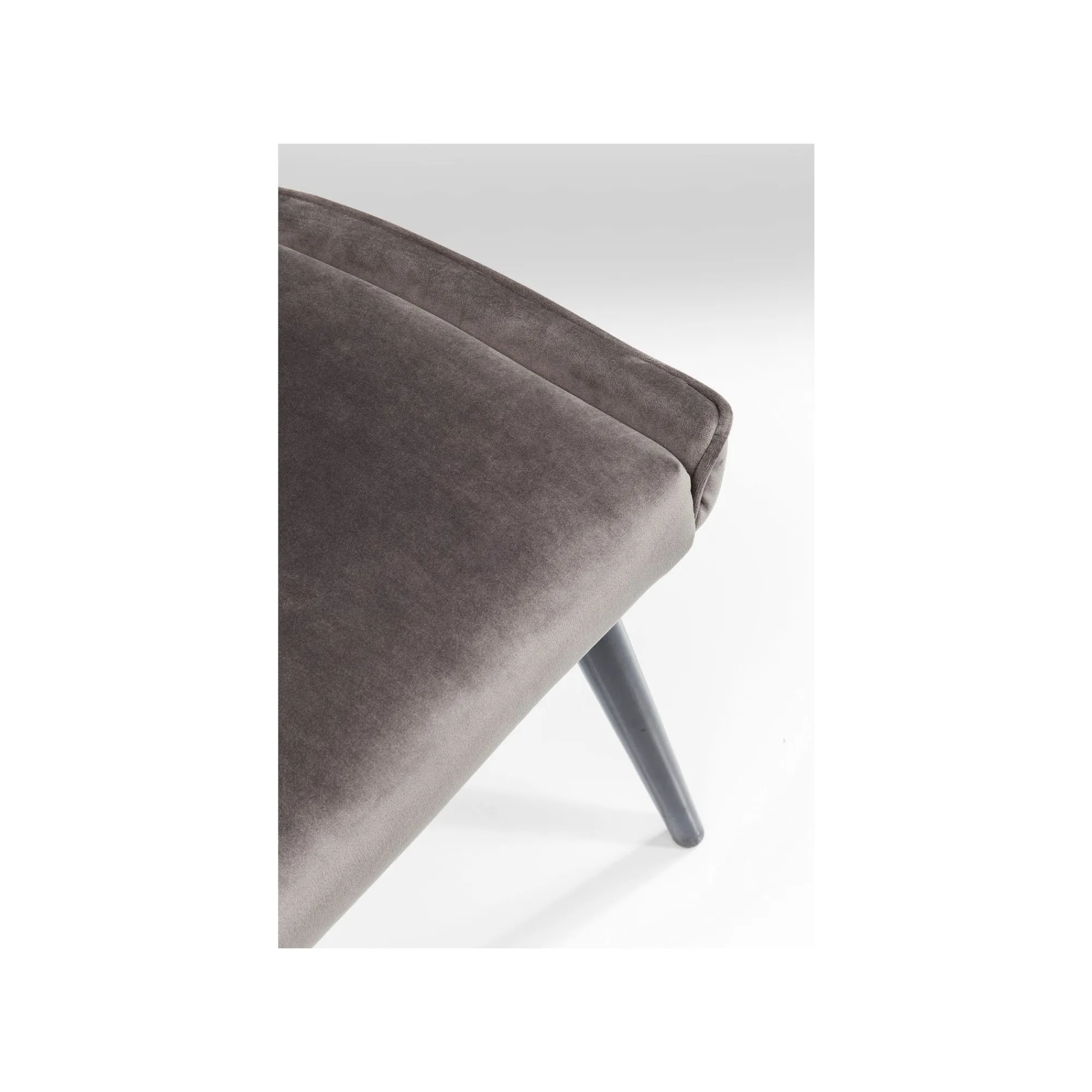KARE Design Chaise Marshall Velours Gris ^ Chaise