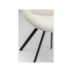 KARE Design Chaise Pivotante Baron Crème ^ Chaise