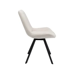 KARE Design Chaise Pivotante Baron Crème ^ Chaise
