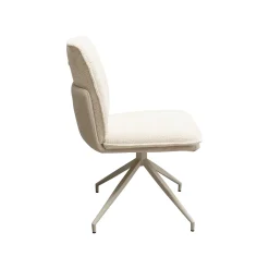 KARE Design Chaise Pivotante Hilla Crème ^ Chaise