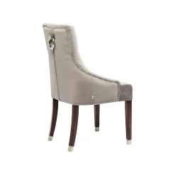 KARE Design Chaise Prince Velours Gris ^ Chaise
