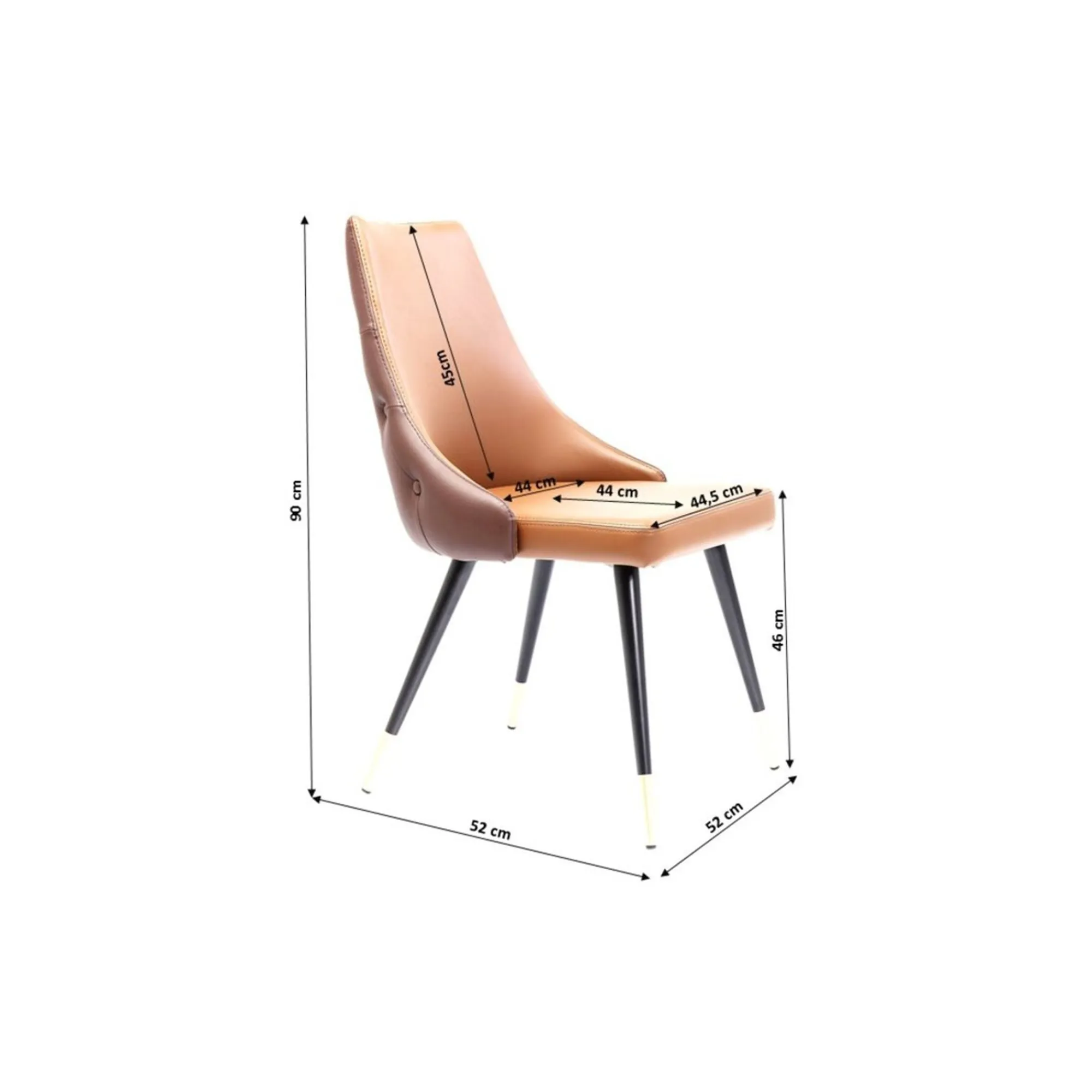 KARE Design Chaise Urban Desire Marron ^ Chaise