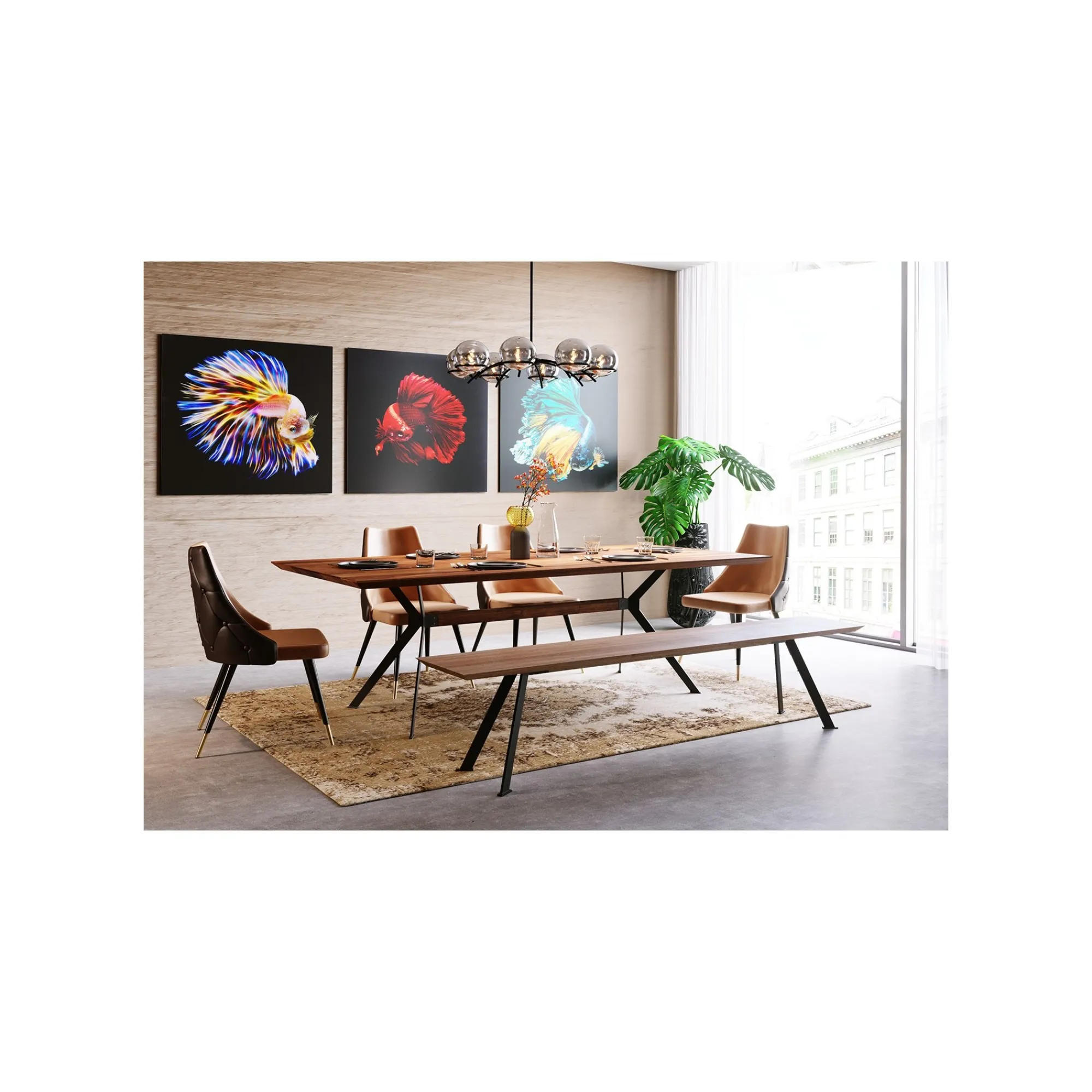 KARE Design Chaise Urban Desire Marron ^ Chaise