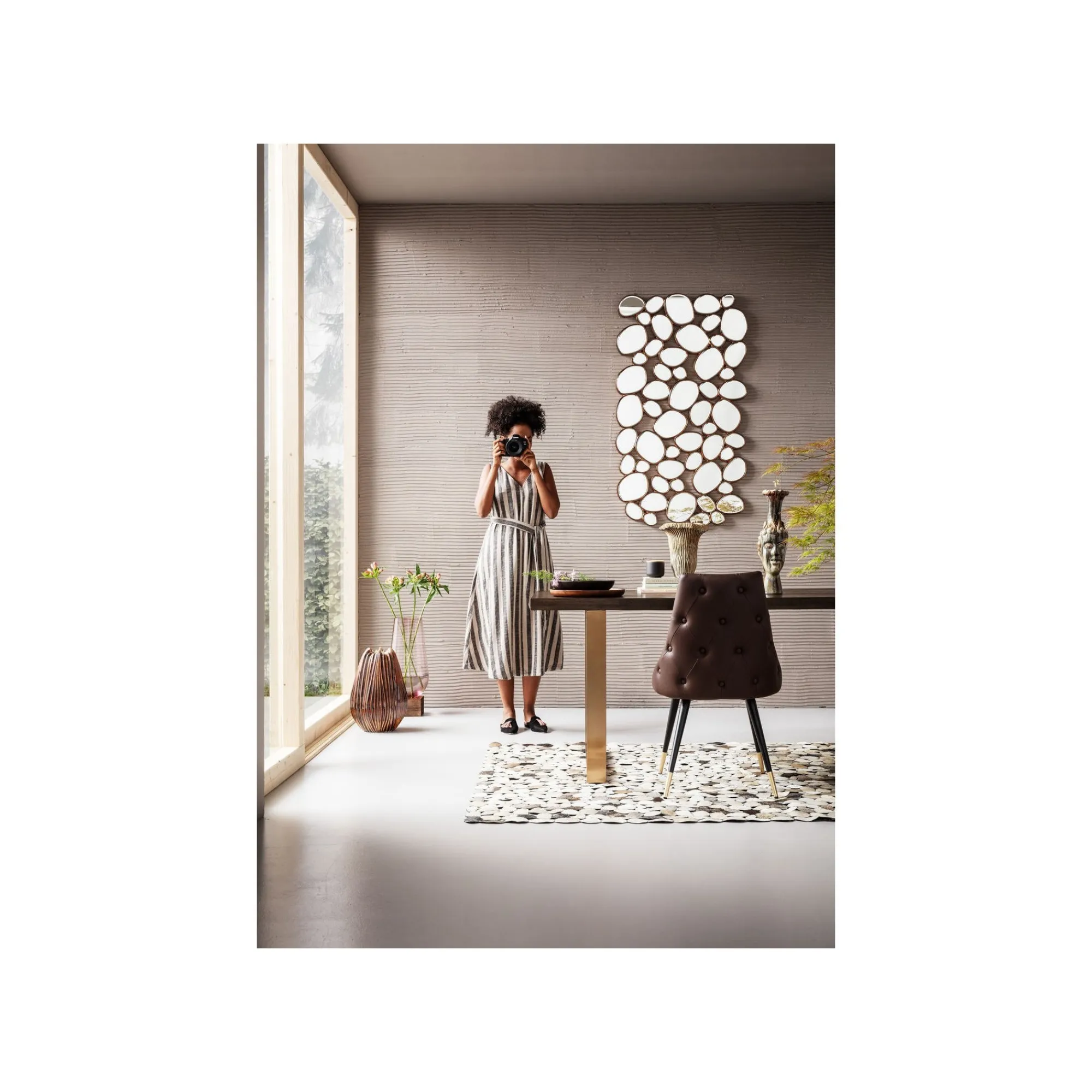 KARE Design Chaise Urban Desire Marron ^ Chaise
