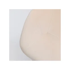 KARE Design Chaise Viva Velours Crème Et Or ^ Chaise