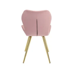 KARE Design Chaise Viva Velours Rose Et Or ^ Chaise