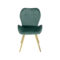 KARE Design Chaise Viva Velours Vert Et Or ^ Chaise