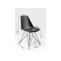 KARE Design Chaise Wire Noire ^ Chaise