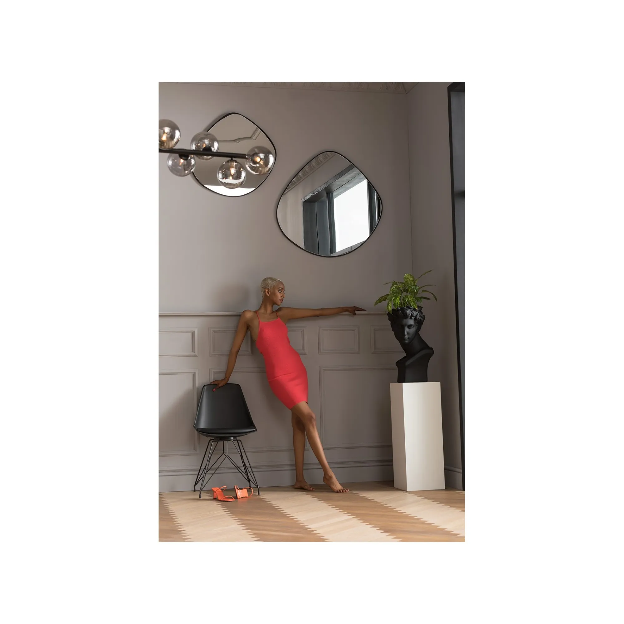 KARE Design Chaise Wire Noire ^ Chaise