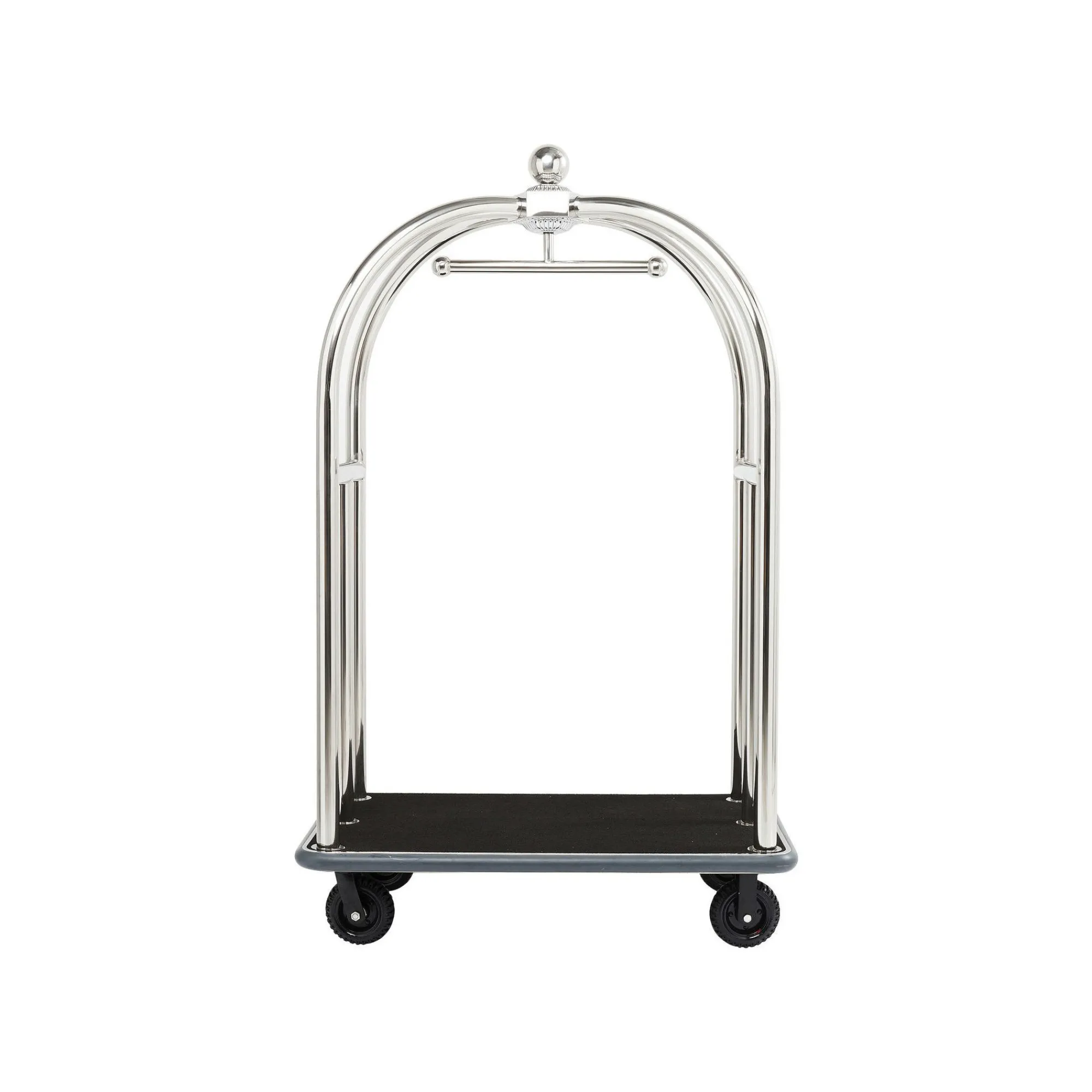 KARE Design Chariot à Bagages VIP Argent ^ Portemanteau|Commode & Chiffonnier