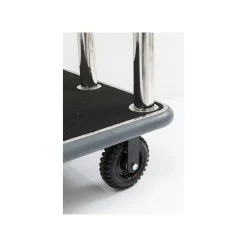 KARE Design Chariot à Bagages VIP Argent ^ Portemanteau|Commode & Chiffonnier