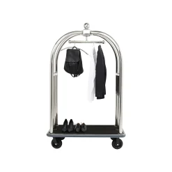 KARE Design Chariot à Bagages VIP Argent ^ Portemanteau|Commode & Chiffonnier