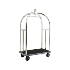 KARE Design Chariot à Bagages VIP Argent ^ Portemanteau|Commode & Chiffonnier