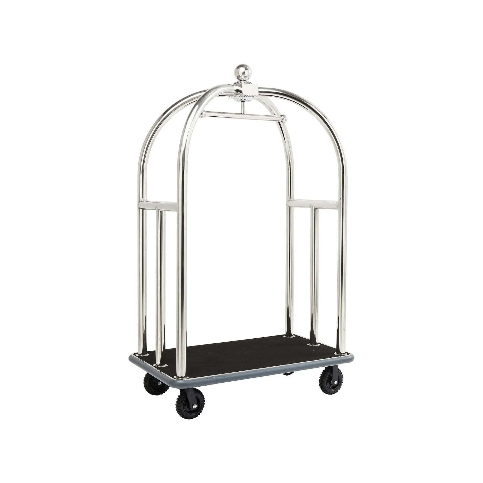 KARE Design Chariot à Bagages VIP Argent ^ Portemanteau|Commode & Chiffonnier
