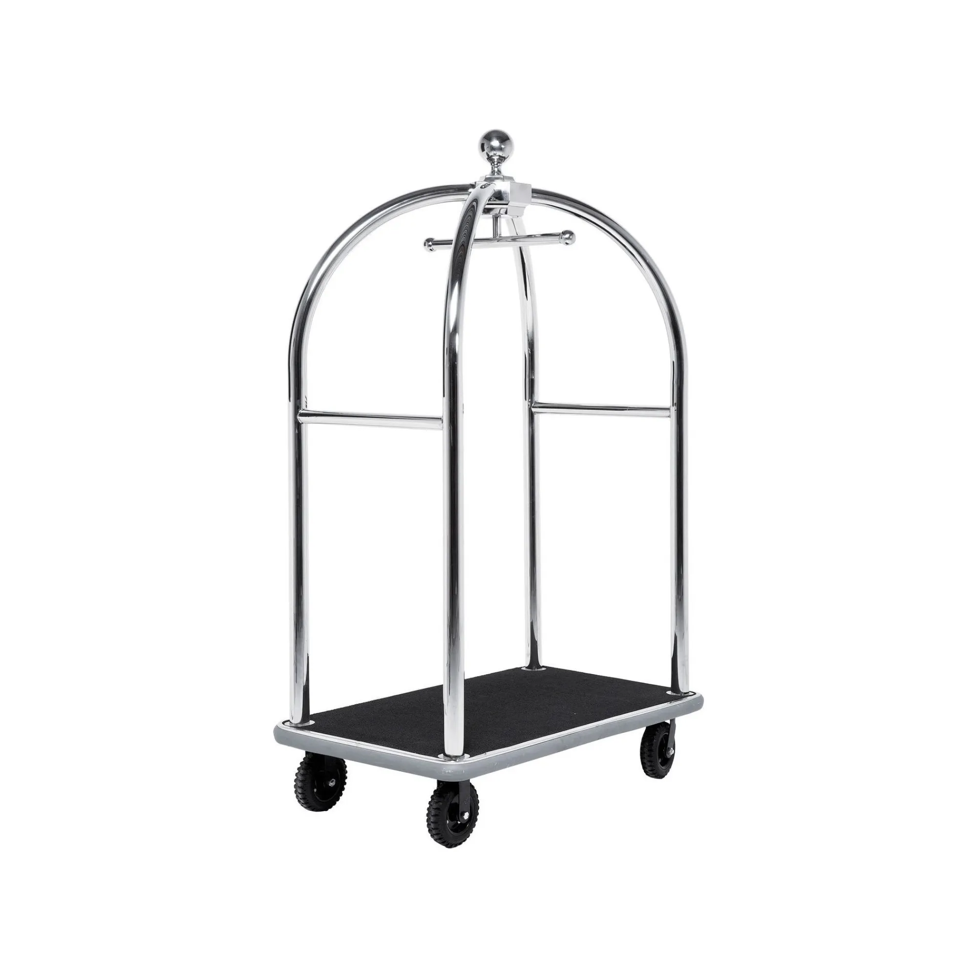 KARE Design Chariot à Bagages VIP Argent ^ Portemanteau|Commode & Chiffonnier