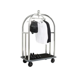 KARE Design Chariot à Bagages VIP Argent ^ Portemanteau|Commode & Chiffonnier