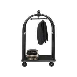 KARE Design Chariot à Bagages VIP Noir ^ Portemanteau|Commode & Chiffonnier