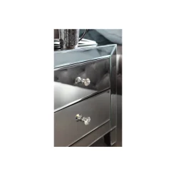 KARE Design Chevet Luxury 2 Tiroirs Argent ^ Table D'Appoint & De Chevet