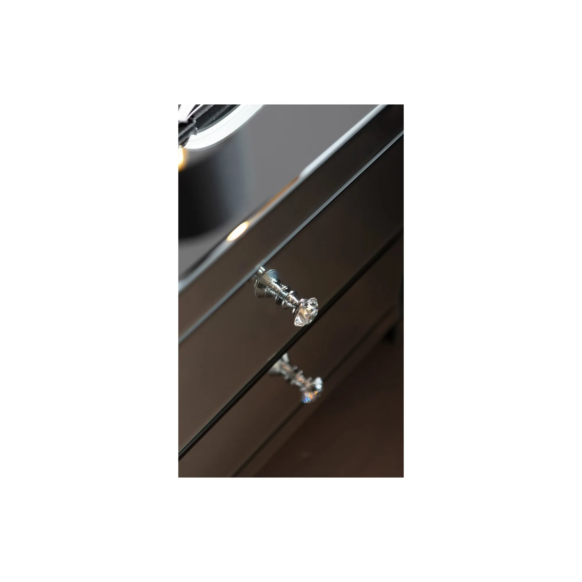 KARE Design Chevet Luxury 2 Tiroirs Argent ^ Table D'Appoint & De Chevet