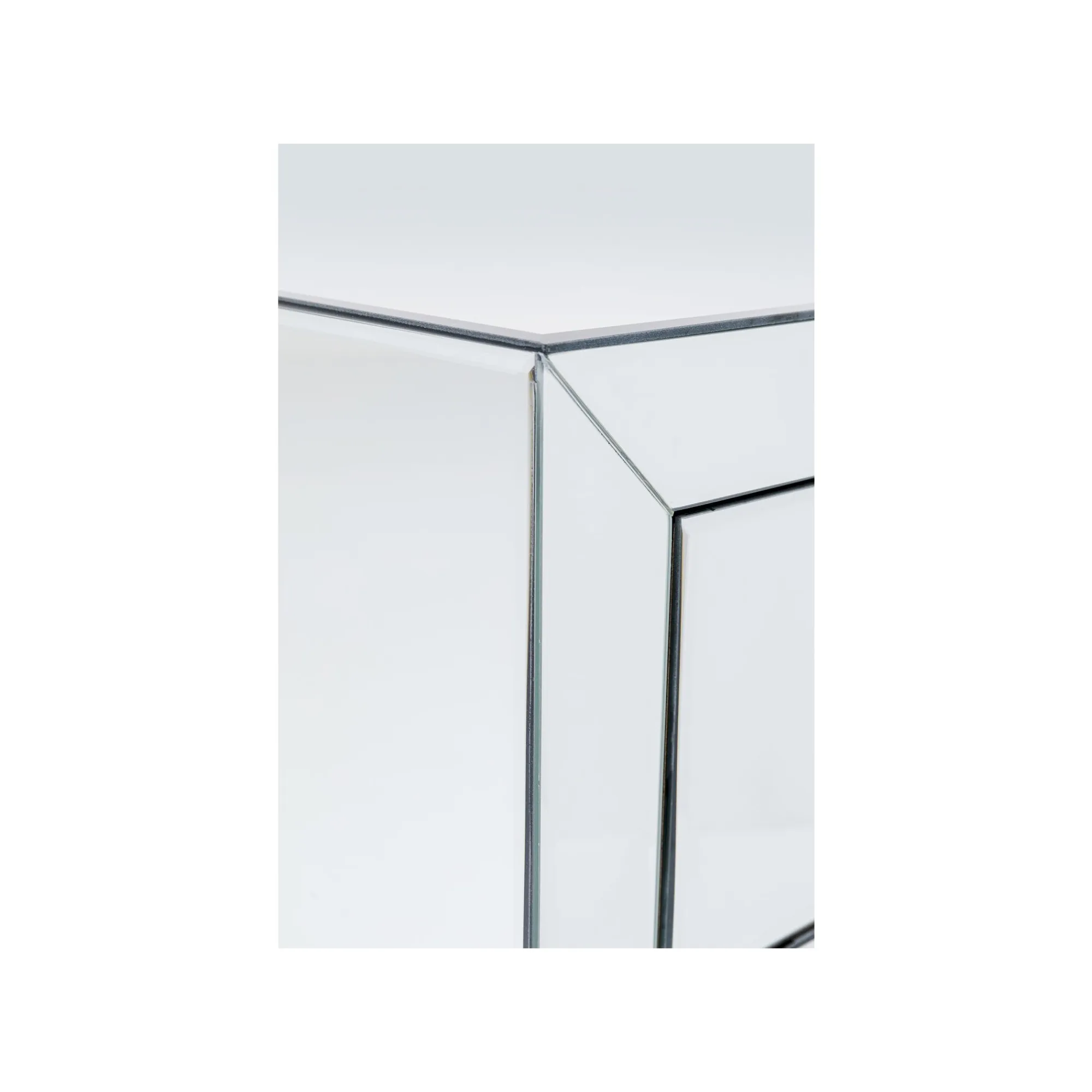 KARE Design Chevet Luxury 3 Tiroirs Argent ^ Table D'Appoint & De Chevet